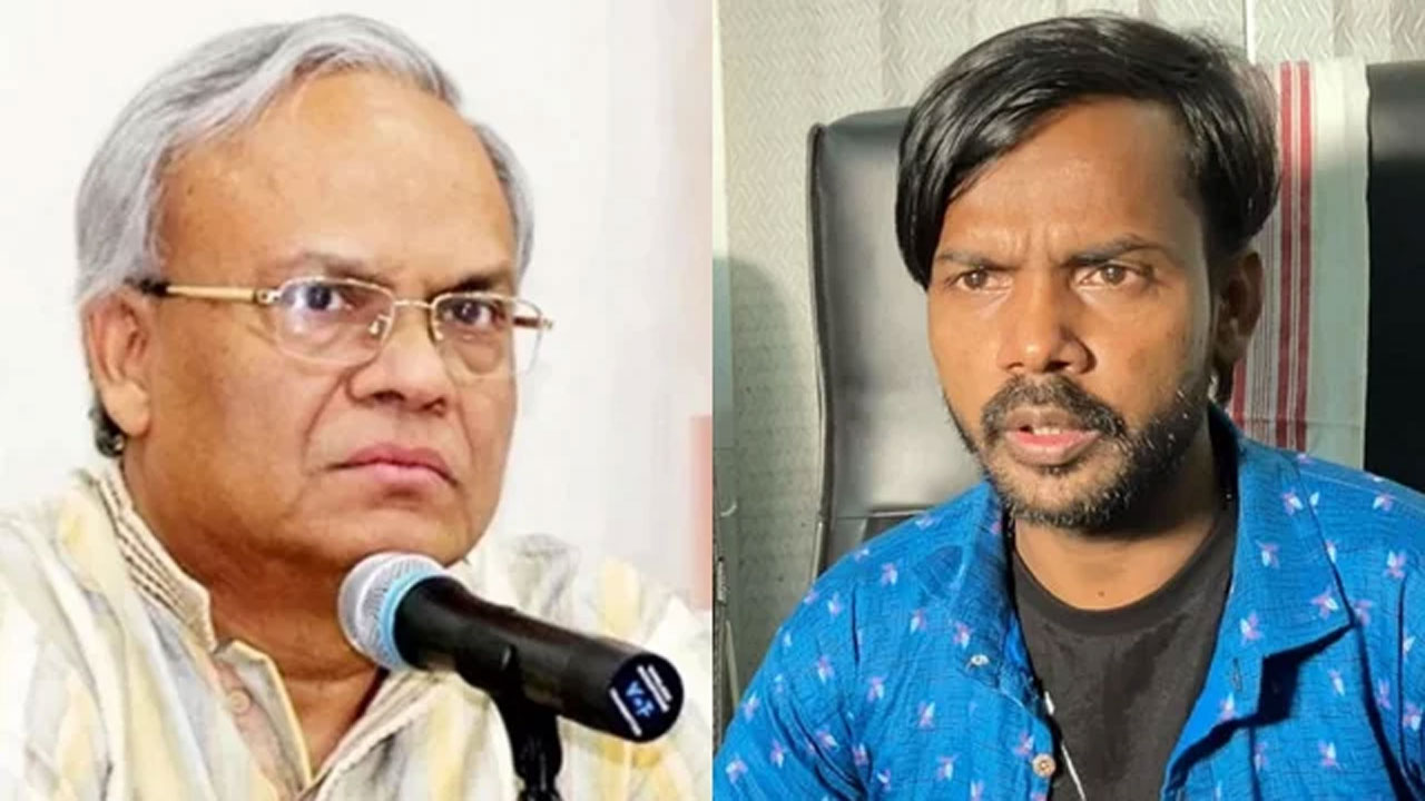 বাঁ থেকে রুহুল কবির রিজভী ও হিরো আলম। ছবি : সংগৃহীত