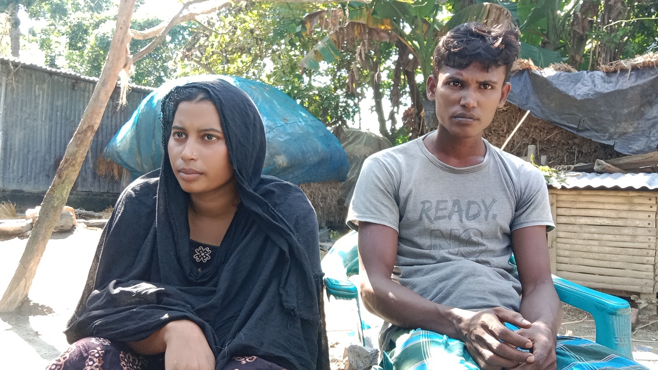 ভুক্তভোগী পরিবার। ছবি : কালবেলা