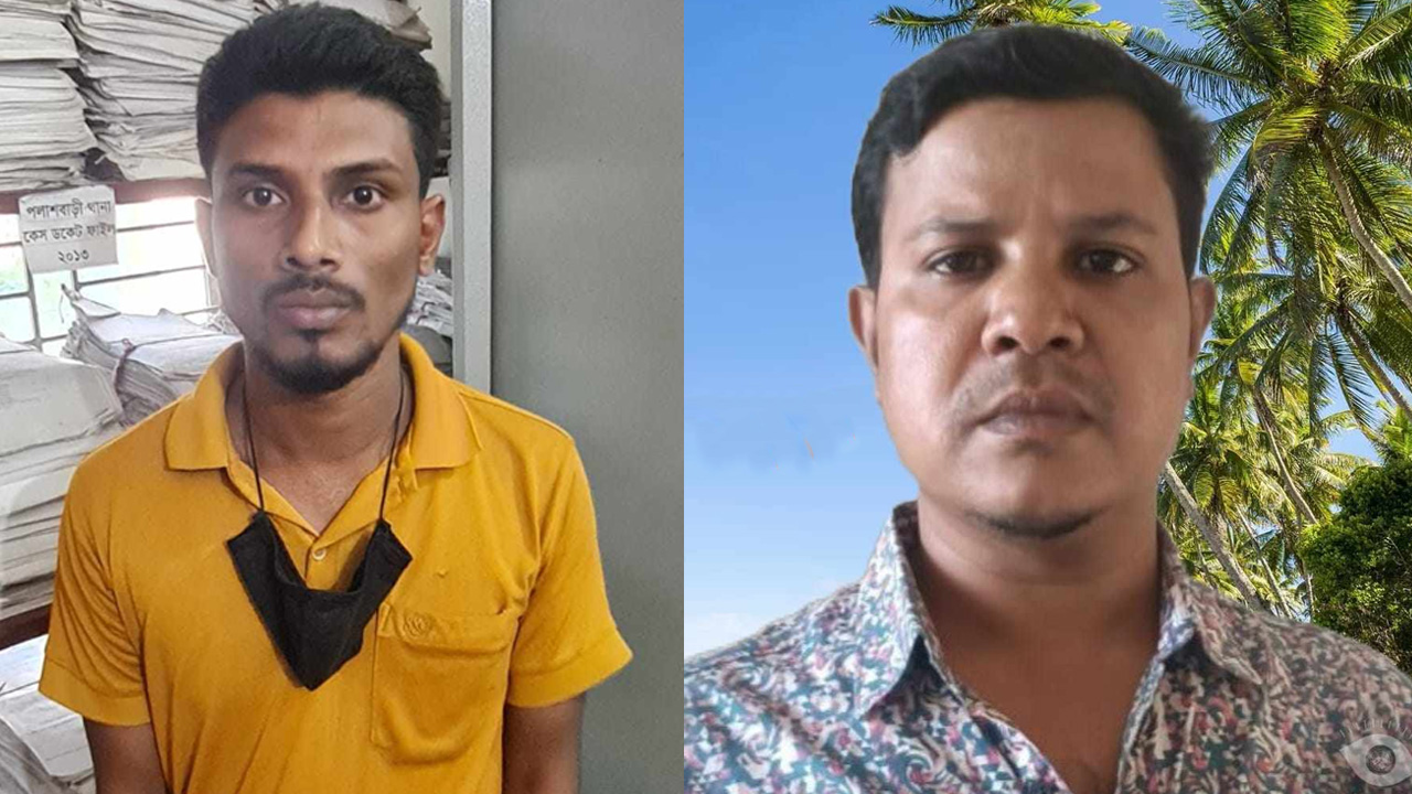বাম থেকে শামীম রেজা ও মো. সুলতান। ছবি : সংগৃহীত