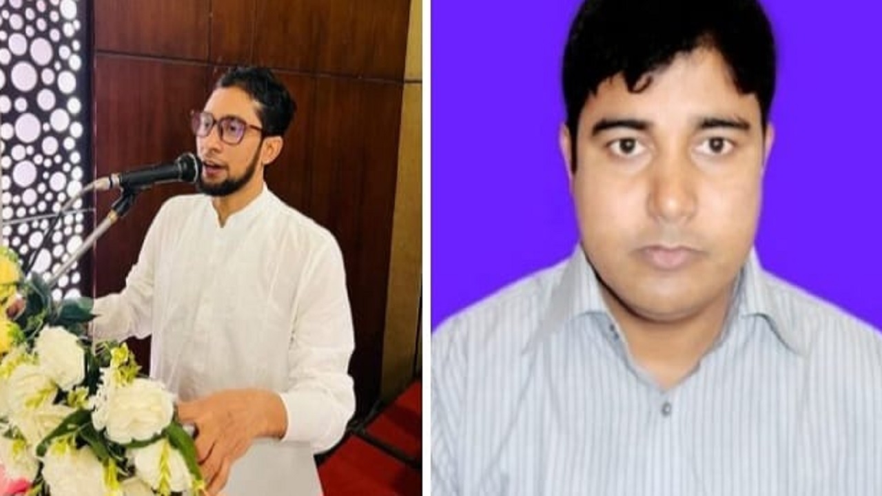 ন্যাপের চেয়ারম্যান এম এন শাওন সাদেকী ও মহাসচিব ইঞ্জিনিয়ার আব্দুল বারিক। ছবি : সংগৃহীত