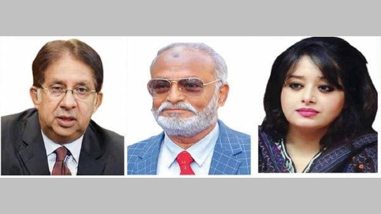 তৃণমূল বিএনপির তিন শীর্ষ নেতা। ছবি : সংগৃহীত