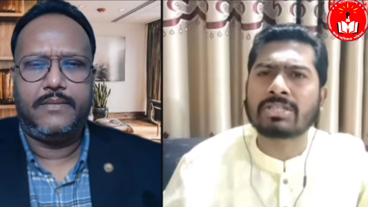 এক টকশোতে কথা বলছেন ভিপি নুর। ছবি : সংগৃহীত