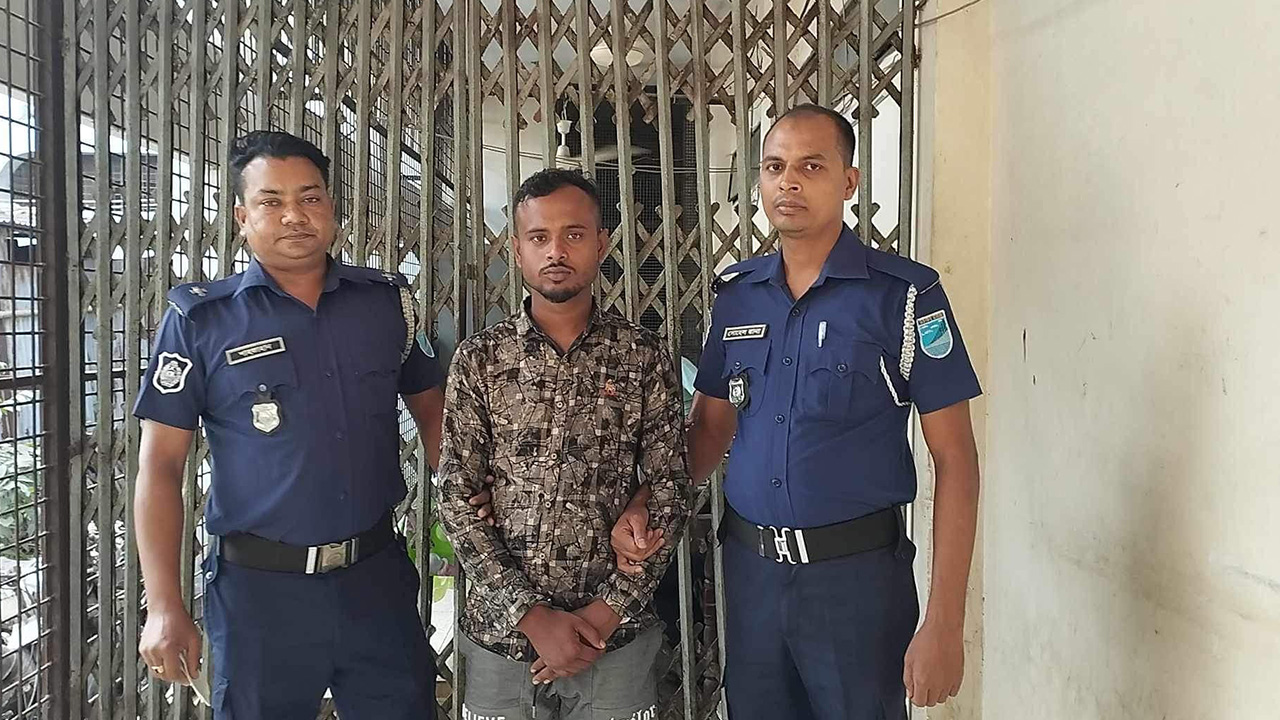 যাবজ্জীবন দণ্ডপ্রাপ্ত নাজমুল হুদা লিয়ন। ছবি : কালবেলা