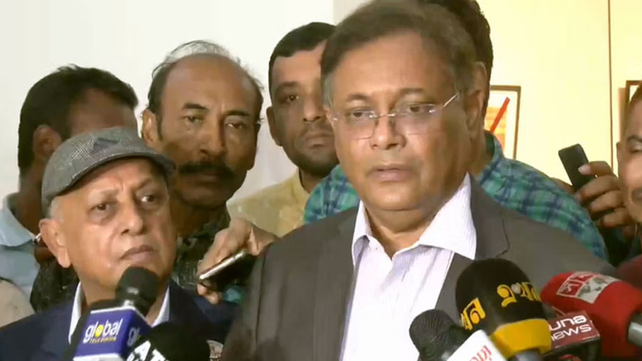 আওয়ামী লীগের যুগ্ম সাধারণ সম্পাদক এবং তথ্য ও সম্প্রচারমন্ত্রী ড. হাছান মাহমুদ। ছবি : সংগৃহীত