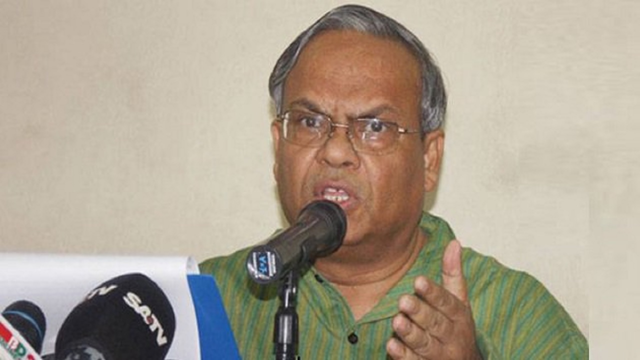 রুহুল কবির রিজভী। পুরোনো ছবি