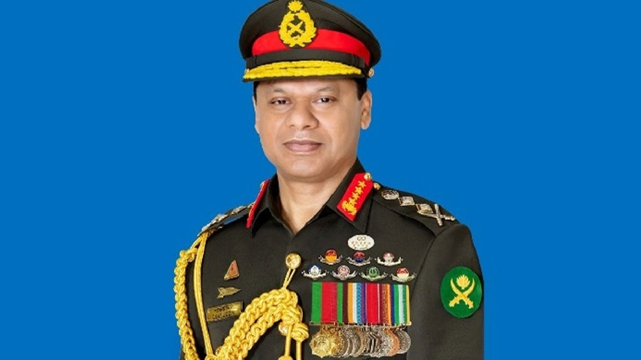 সেনাবাহিনী প্রধান জেনারেল এস এম শফিউদ্দিন আহমেদ। ছবি : সংগৃহীত
