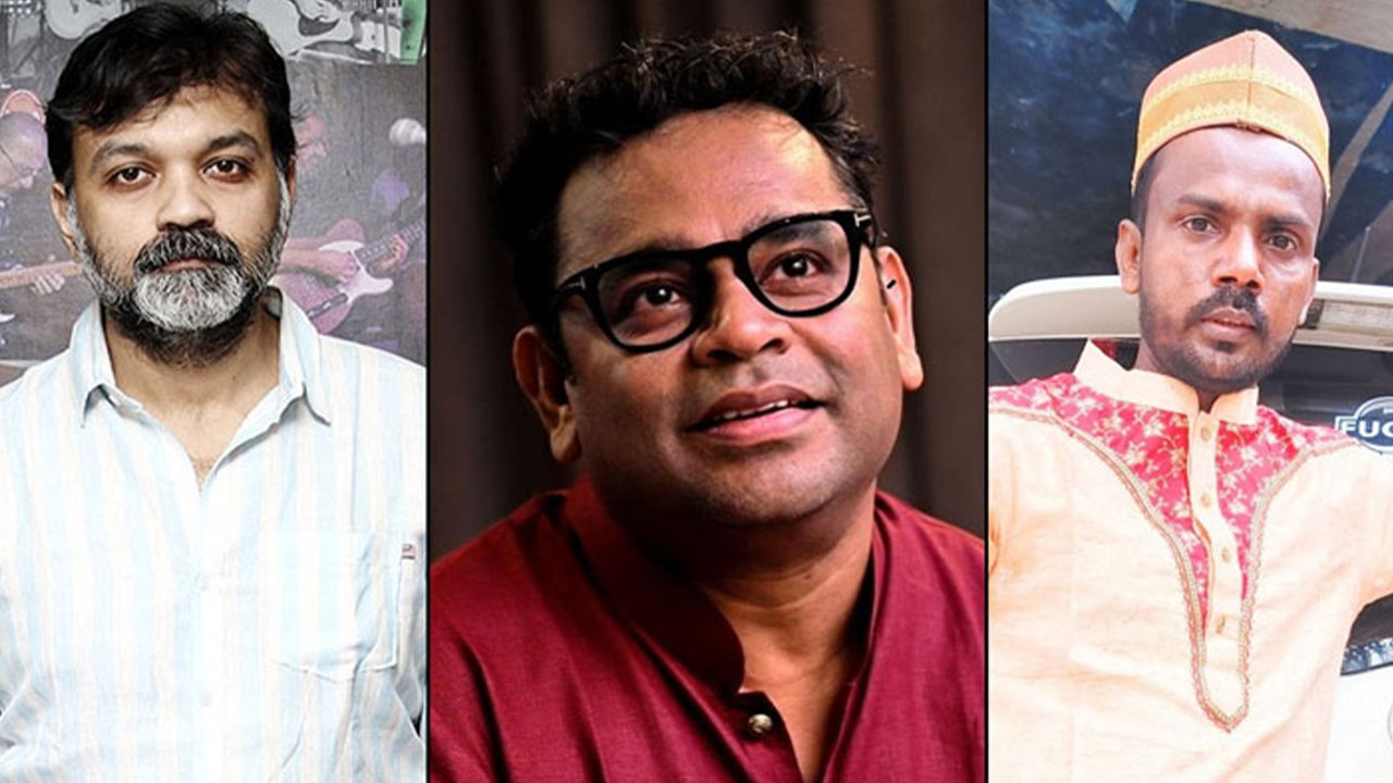 সৃজিত, এ আর রহমান, হিরো আলম। ছবি : সংগৃহীত