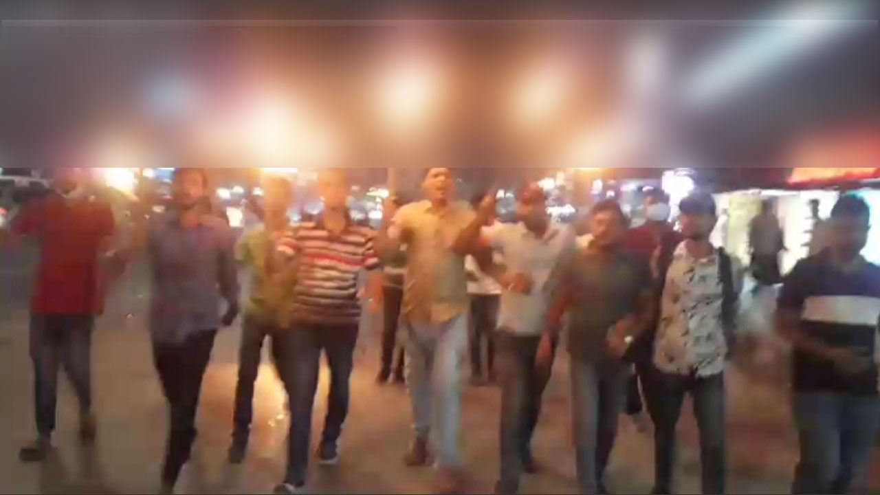 রাজধানীতে মশাল মিছিল করেছে ছাত্রদল। ছবি : সংগৃহীত