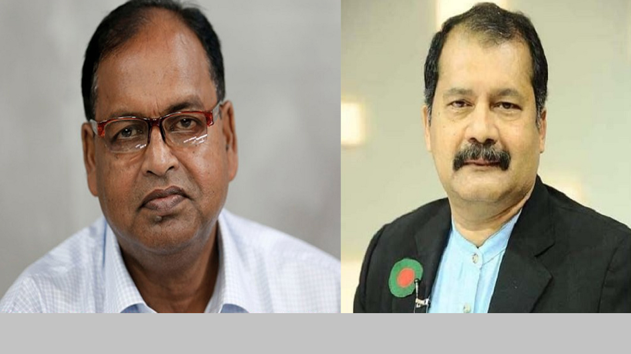 বিএনপির ভাইস চেয়ারম্যান শামসুজ্জামান দুদু ও বিএনপির মিডিয়া সেলের আহ্বায়ক জহির উদ্দিন স্বপন। ছবি : সংগৃহীত