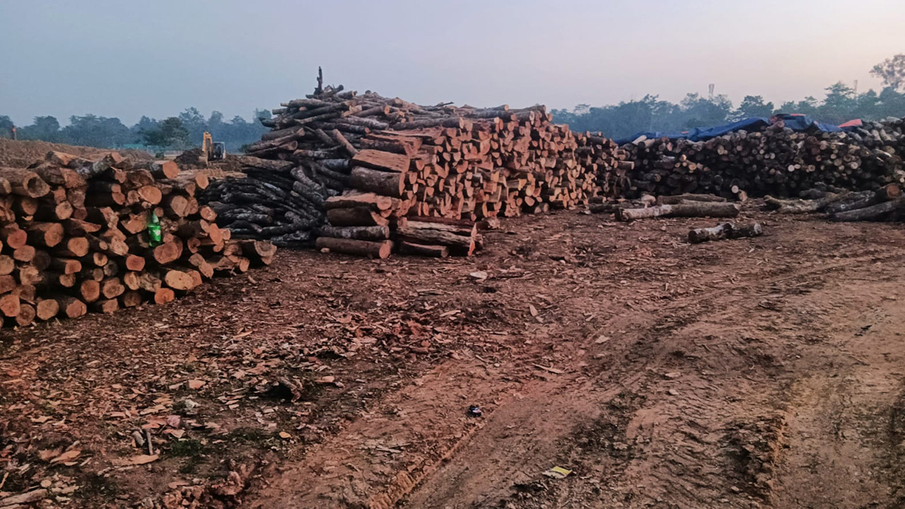 খাগড়াছড়ির মাটিরাঙ্গায় ইটভাটায় ভ্রাম্যমাণ আদালতের অভিযান। ছবি : কালবেলা