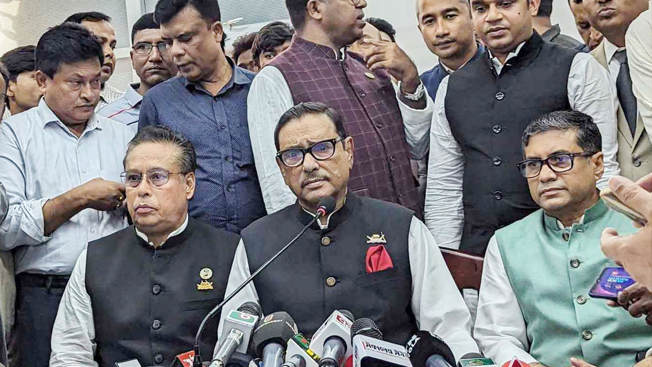 আওয়ামী লীগের সাধারণ সম্পাদক ওবায়দুল কাদের। ছবি : সংগৃহীত