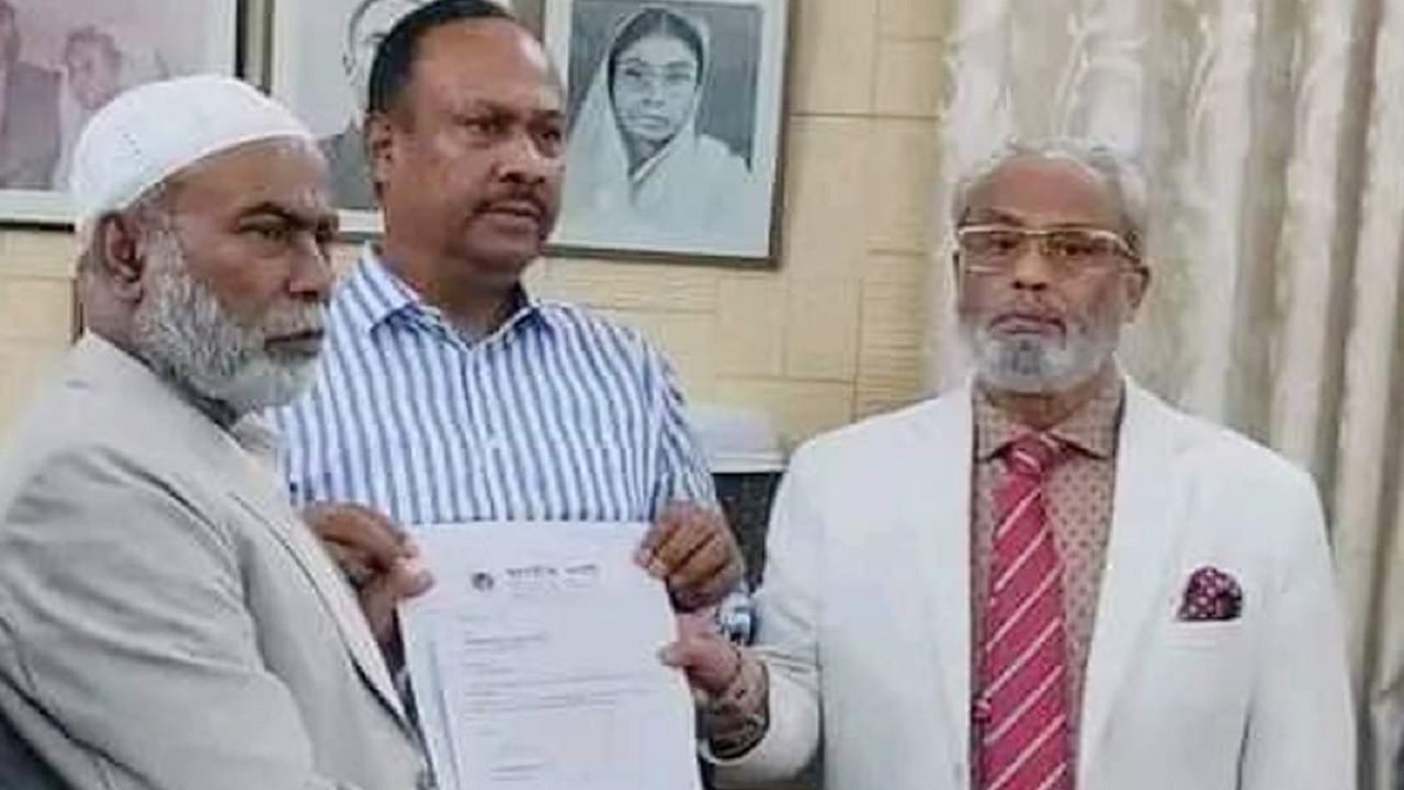 জাতীয় পার্টির কো-চেয়ারম্যান হলেন রংপুরের মেয়র মোস্তাফিজার রহমান মোস্তফা। ছবি : কালবেলা