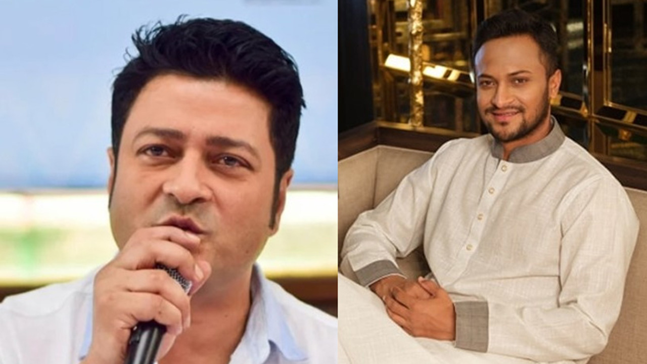 সাকিব আল হাসান ও ফেরদৌস আহমেদ। পুরোনো ছবি