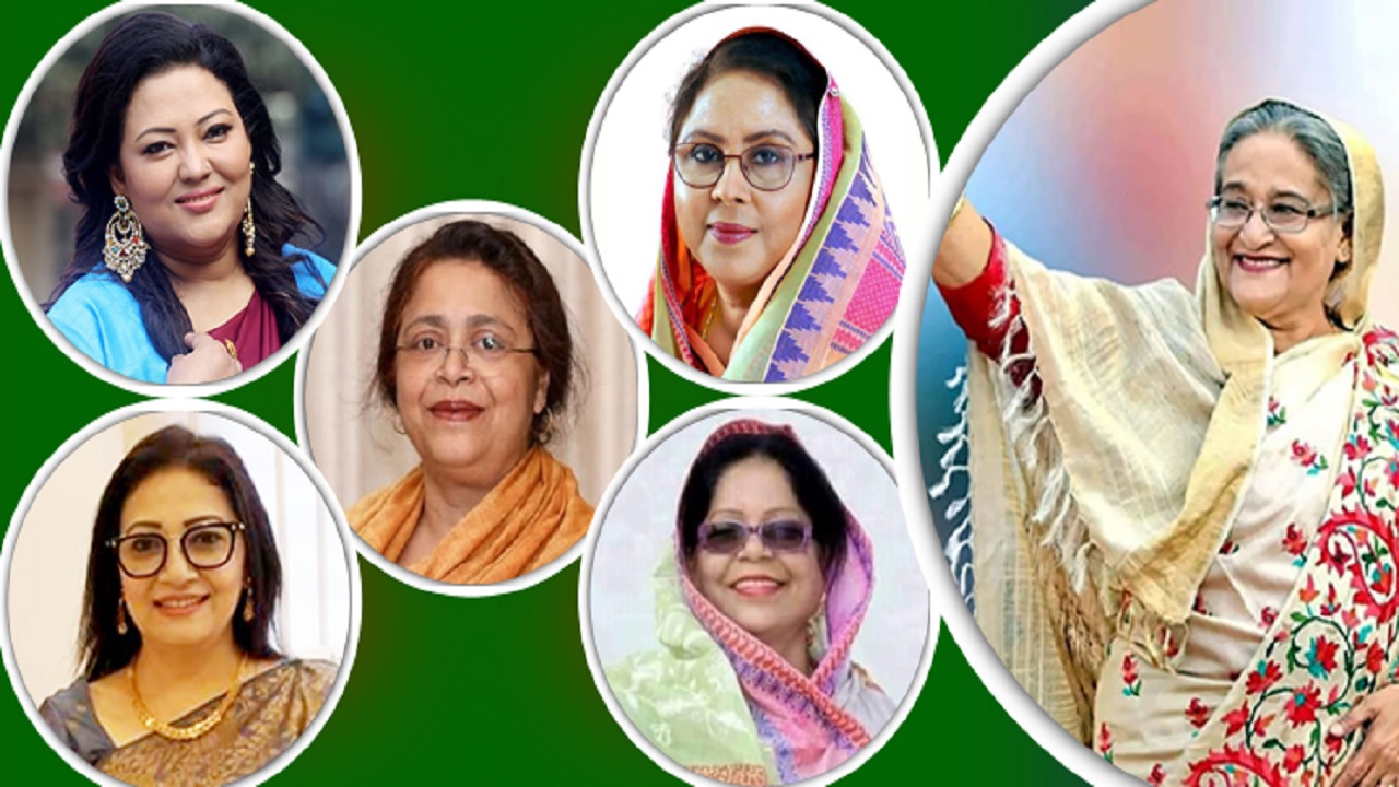 নৌকার টিকিটে লড়বেন যেসব নারী। ছবি : সংগৃহীত