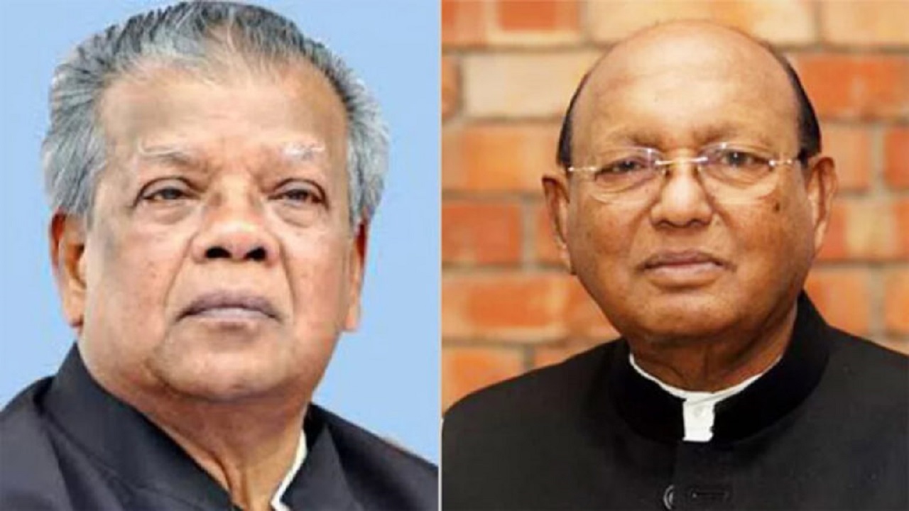 আমির হোসেন আমু ও তোফায়েল আহমেদ । ছবি : সংগৃহীত