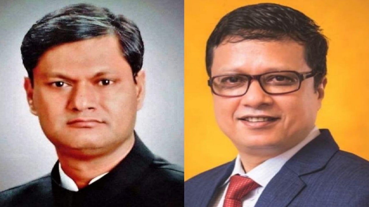 আশুলিয়া থানা আ.লীগের সাধারণ সম্পাদক মুহাম্মদ সাইফুল ইসলাম ও সাবেক সংসদ সদস্য তালুকদার তৌহিদ জং মুরাদ। ছবি : সংগৃহীত