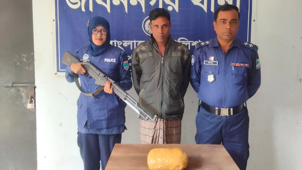 গ্রেপ্তার হওয়া মো. বিপুল। ছবি : কালবেলা