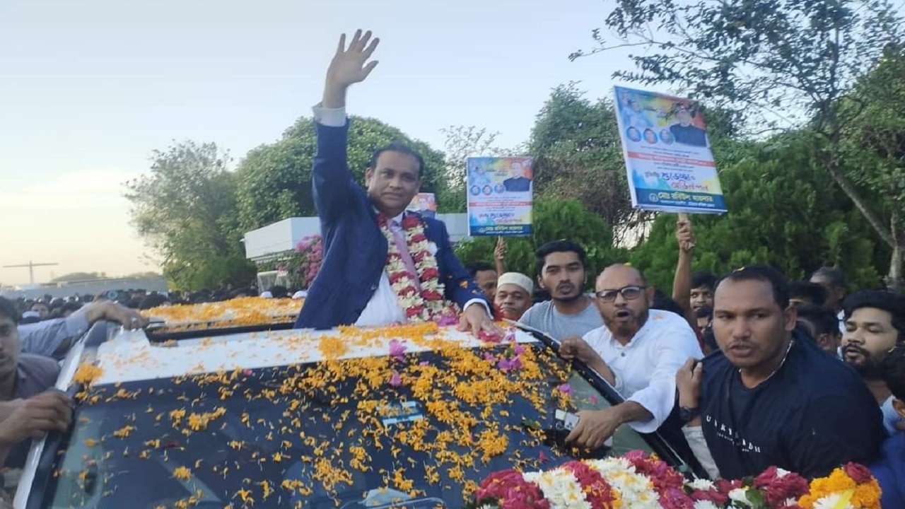চট্টগ্রামে ভূমিমন্ত্রী সাইফুজ্জামান চৌধুরী জাবেদ। ছবি : কালবেলা