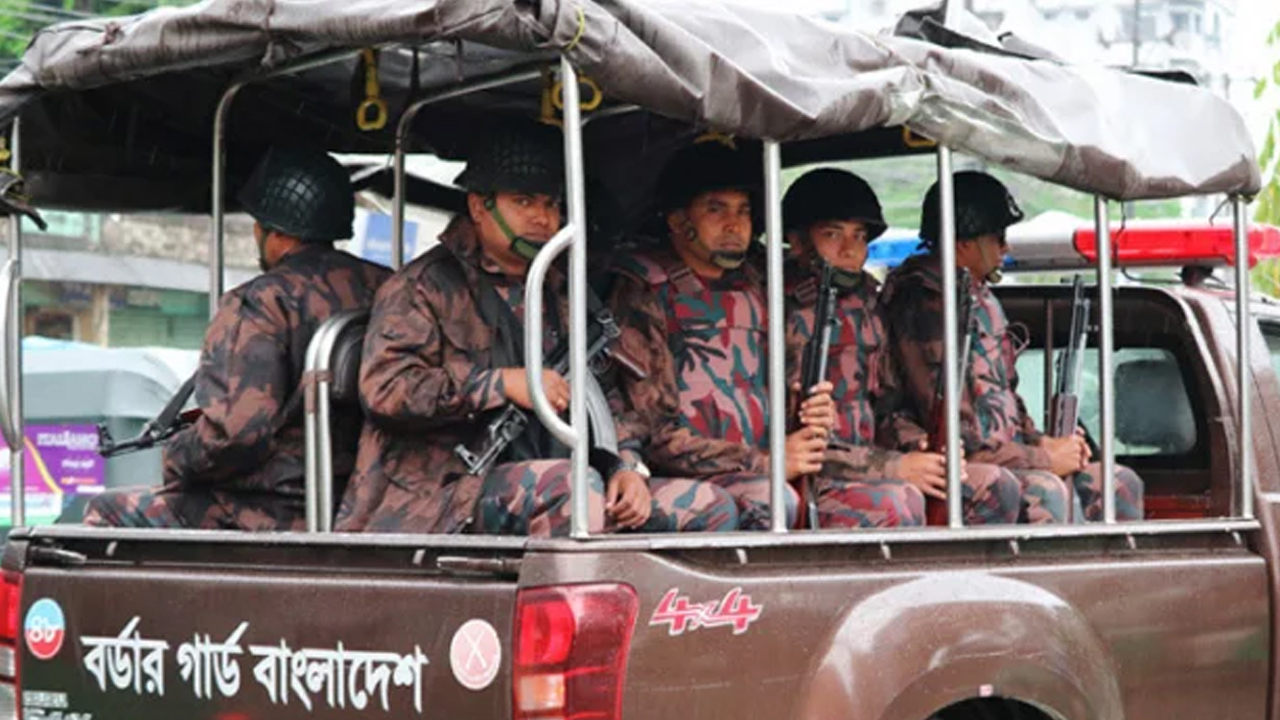 বিজিবি মোতায়েন। পুরোনো ছবি