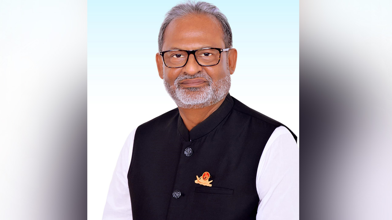 মৌলভীবাজার-৩ আসনে স্বতন্ত্র প্রার্থী মোহাম্মদ আব্দুর রহিম শহীদ। ছবি : কালবেলা