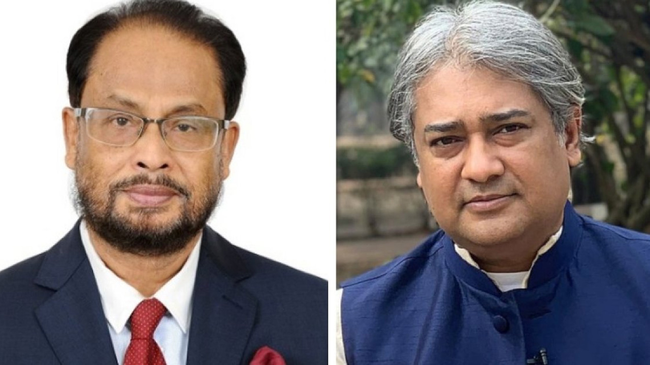 জাতীয় পার্টির গোলাম মোহাম্মদ কাদের ও মোহাম্মদ আলী আরাফাত। পুরোনো ছবি