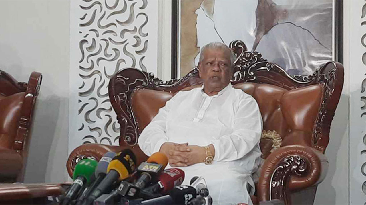 ১৪ দলীয় জোটের সমন্বয়ক ও মুখপাত্র আমির হোসেন আমু। ছবি : সংগৃহীত