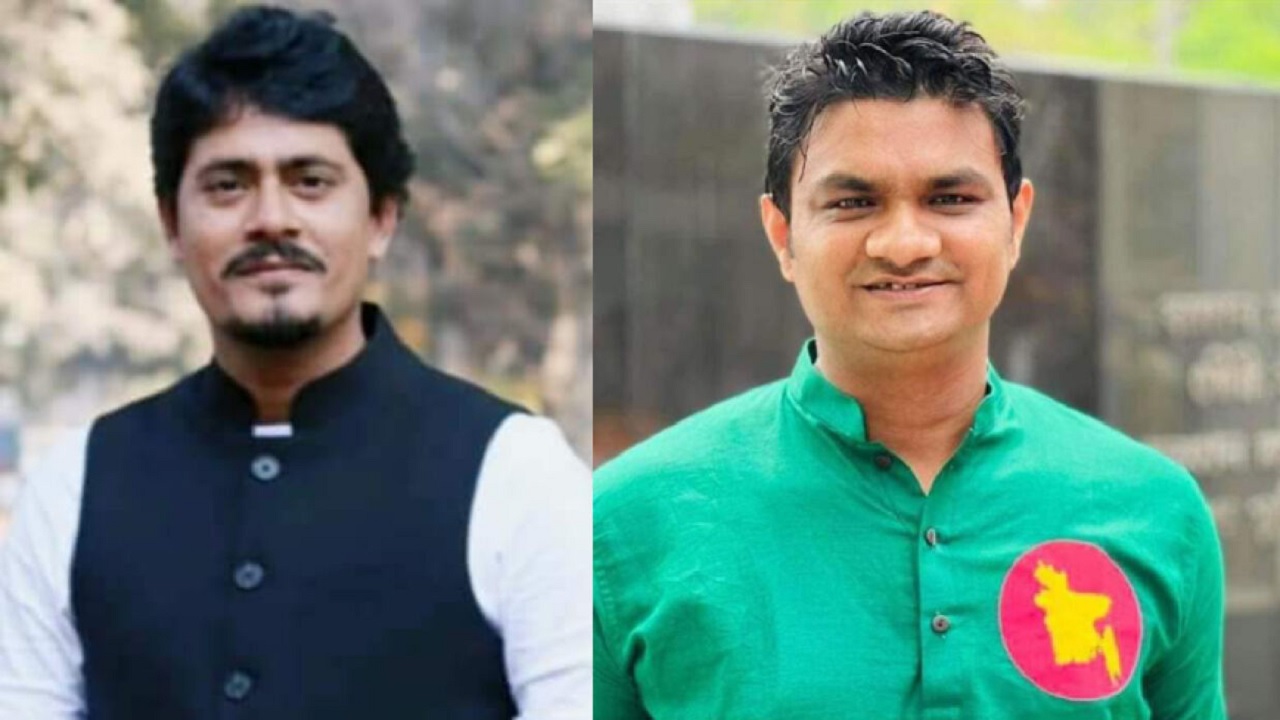 মো. জহরুল ইসলাম সজীব ও মোজাম্মেল হক লেনিন। ছবি : সংগৃহীত