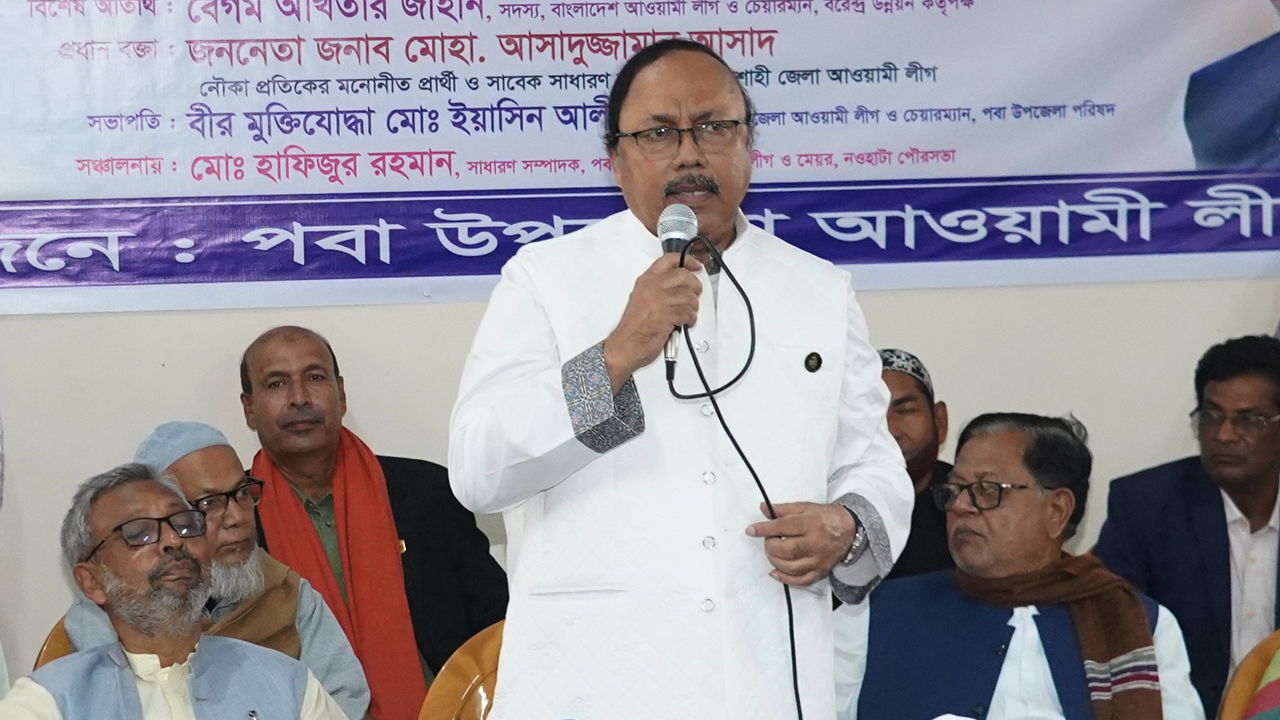 বক্তব্য দেন এএইচএম খায়রুজ্জামান লিটন। ছবি : কালবেলা