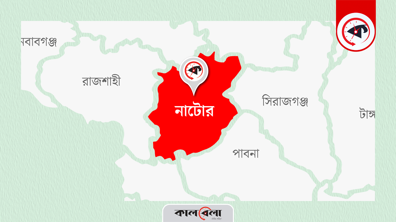 নাটোর জেলা ম্যাপ। গ্রাফিক্স : কালবেলা
