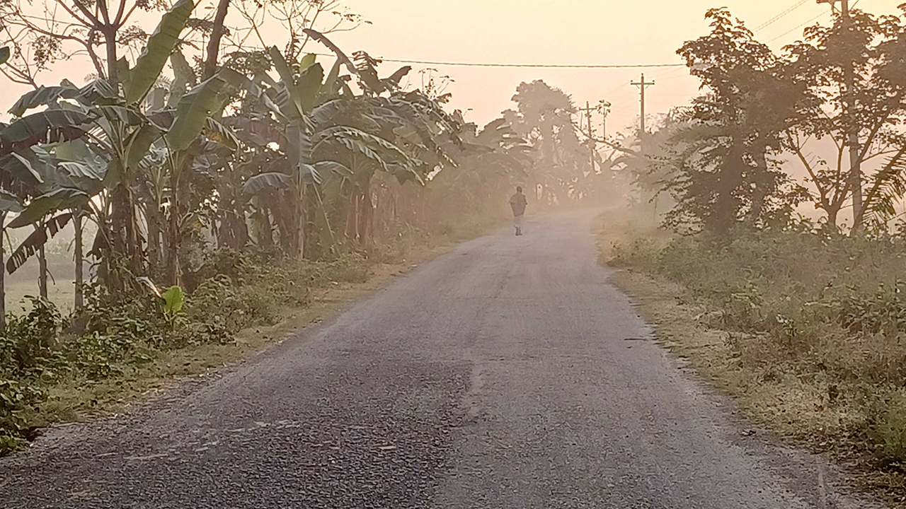 চুয়াডাঙ্গায় শৈত্যপ্রবাহ। ছবি : কালবেলা