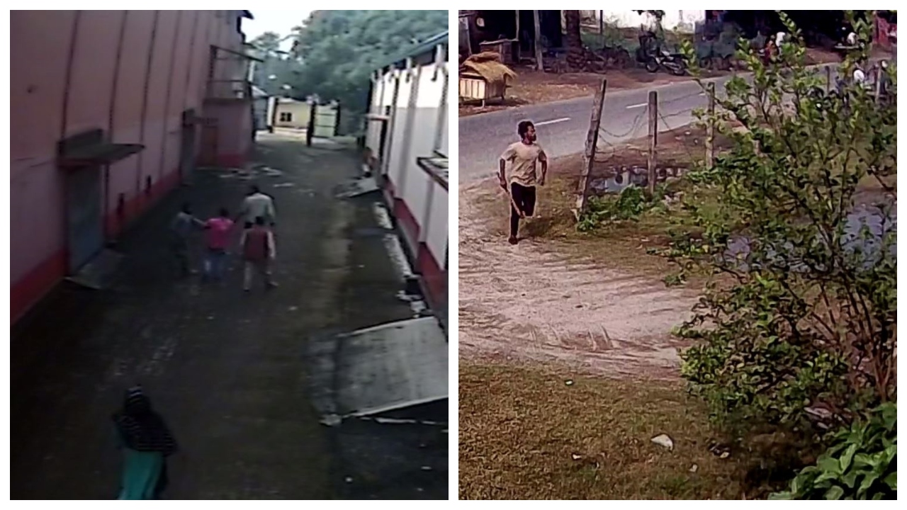 গাড়িচালক সাগরকে আক্রমণ ও মারধরের দৃশ্য। ছবি সিসি ক্যামেরার ফুটেজ থেকে নেয়া। ছবি : সংগৃহীত