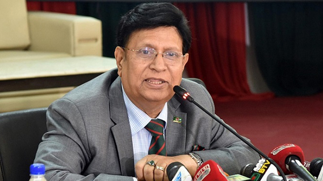 পররাষ্ট্রমন্ত্রী ড. একে আব্দুল মোমেন। পুরোনো ছবি
