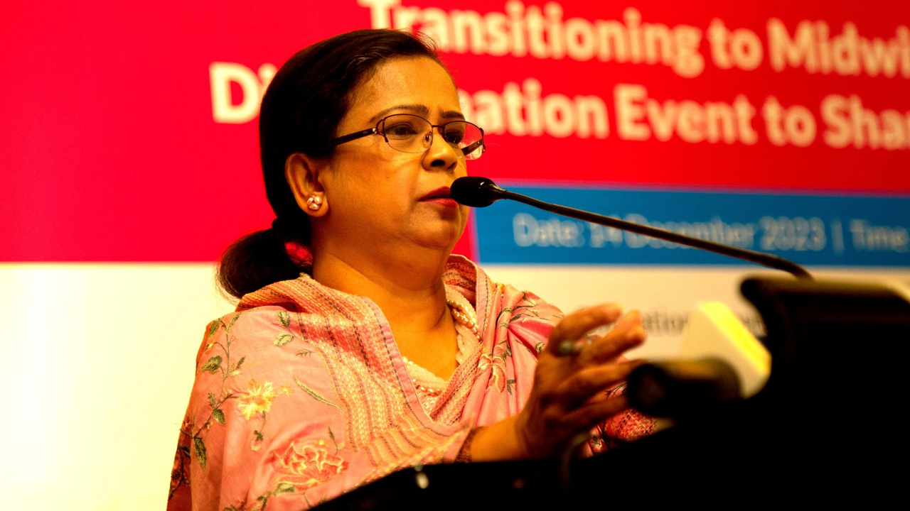 নার্সিং ও মিডওয়াইফারি অধিদপ্তরের মহাপরিচালক মাকসুরা নূর। ছবি : কালবেলা