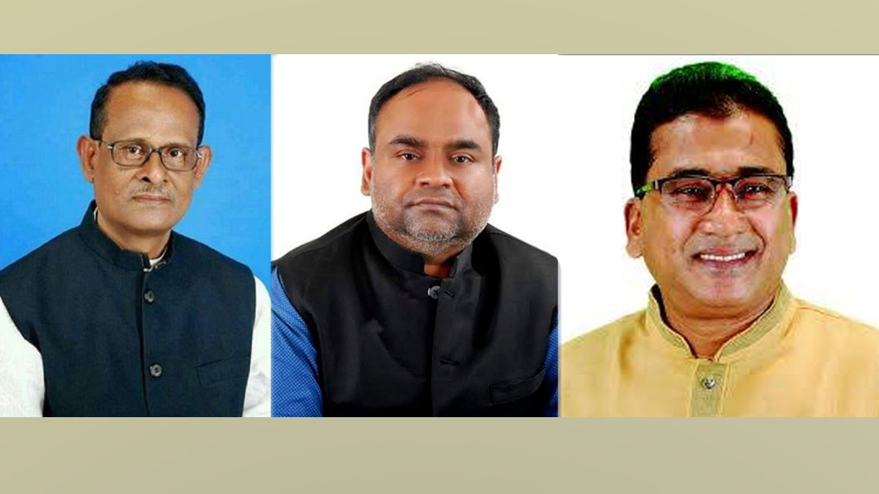 আব্দুল হাই, তাহজীব আলম সিদ্দিকী ও আনোয়ারুল আজীম আনার। ছবি : সংগৃহীত