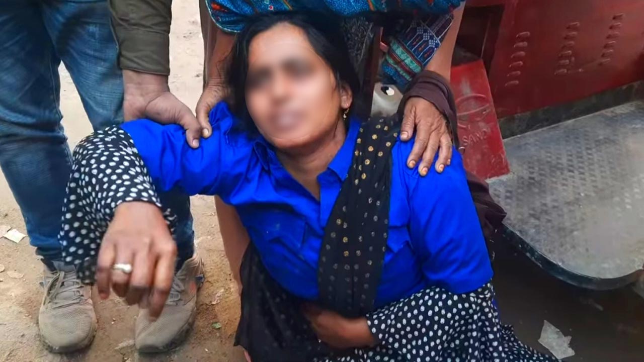 গ্রাম পুলিশ সদস্যে শামীমা আক্তার। ছবি : কালবেলা
