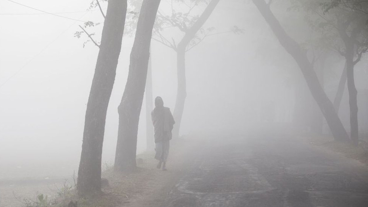 কুয়াশাচ্ছন্ন শীতের সকাল। পুরোনো ছবি