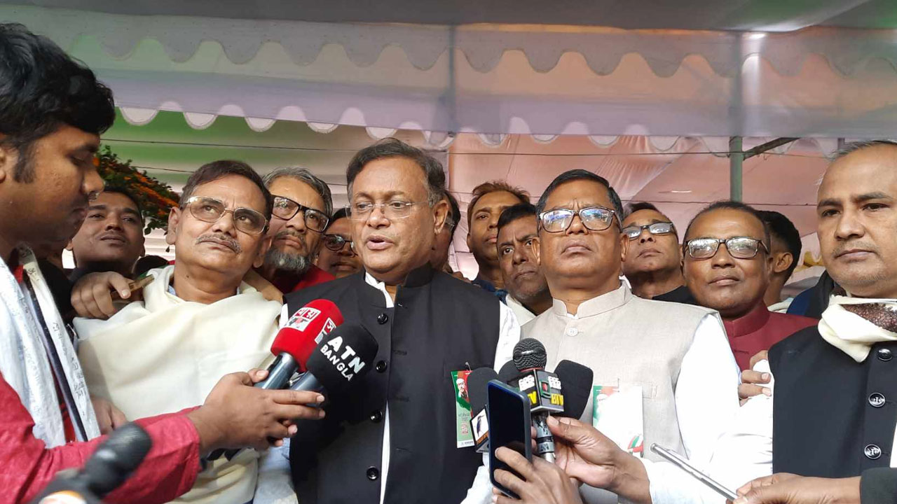 আওয়ামী লীগের যুগ্ম সাধারণ সম্পাদক ও তথ্যমন্ত্রী ড. হাছান মাহমুদ। ছবি : সংগৃহীত