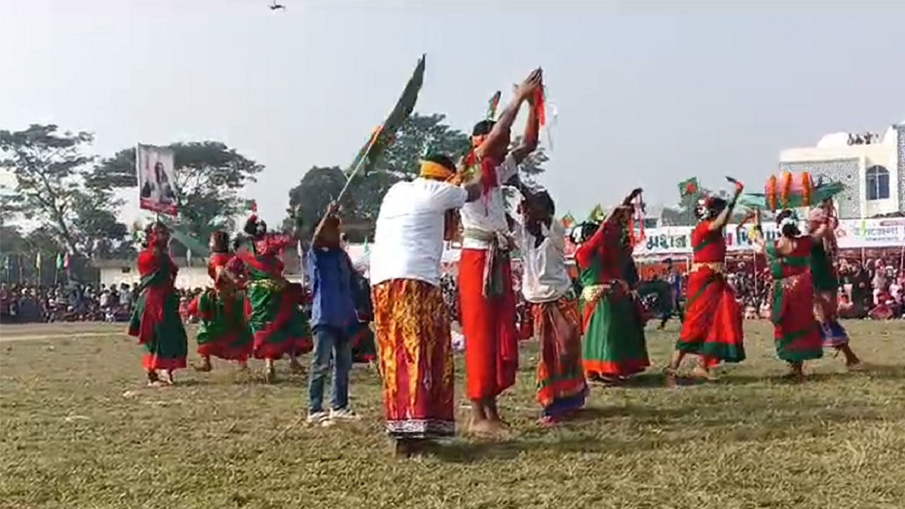 মহান বিজয় দিবস উপলক্ষে ডিসপ্লে।  ছবি : সংগৃহীত