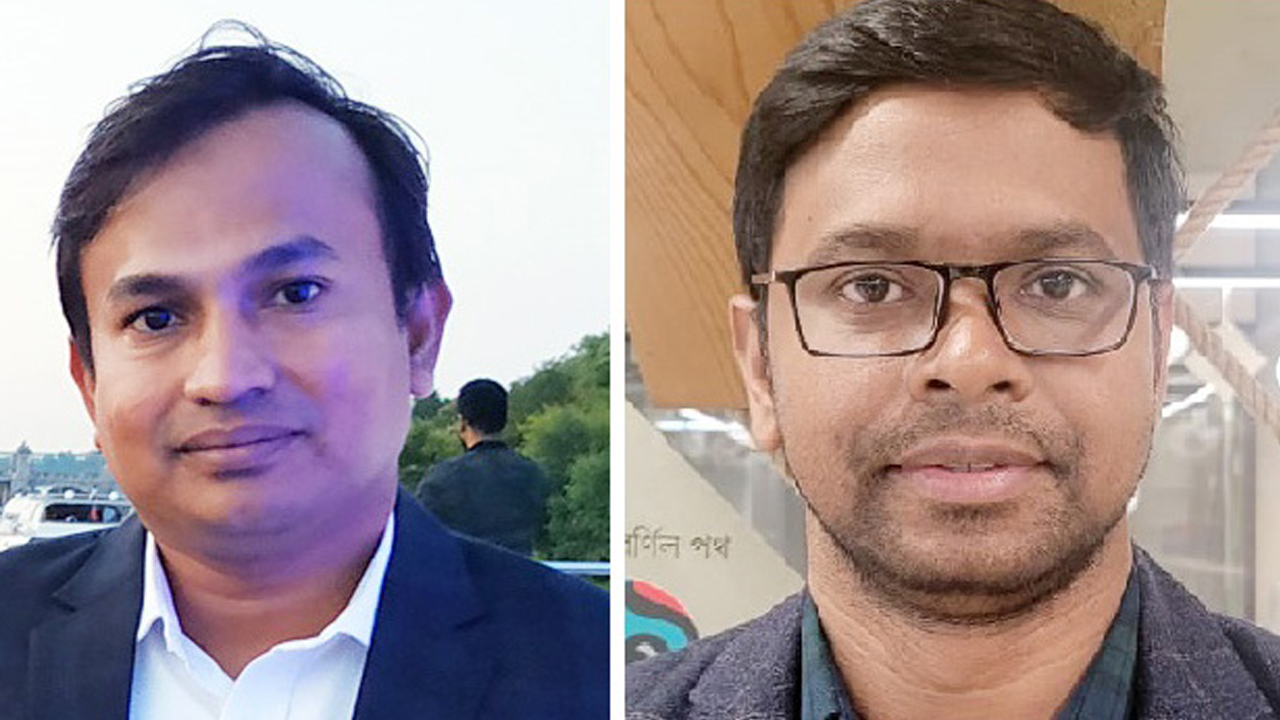 সভাপতি রুমেন-সম্পাদক পরশ। ছবি : সংগৃহীত