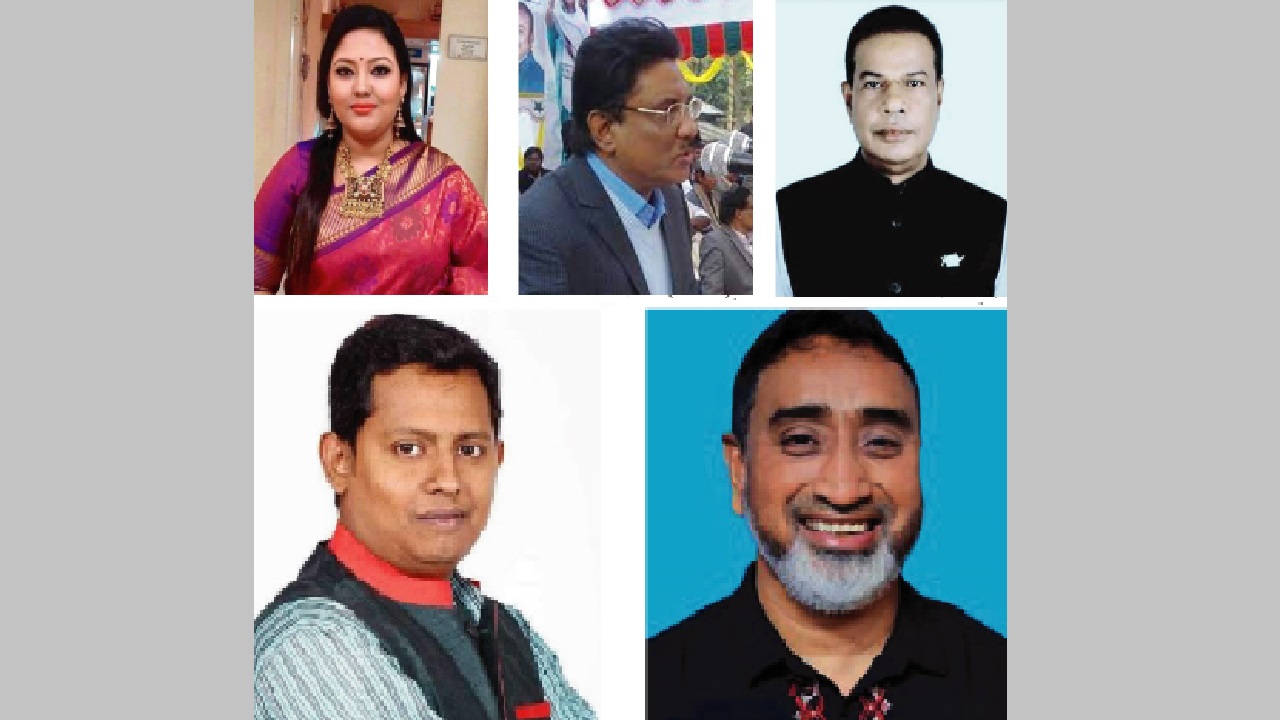 নির্বাচনে আওয়ামী লীগের প্রার্থীরা। ছবি: কালবেলা