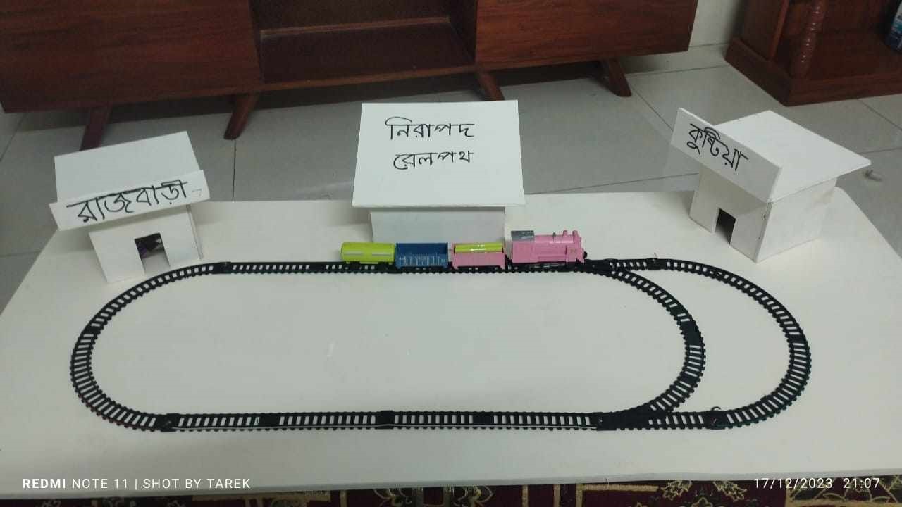 তারেকের তৈরি ডিভাইসের প্রোটোটাইপ। ছবি : কালবেলা