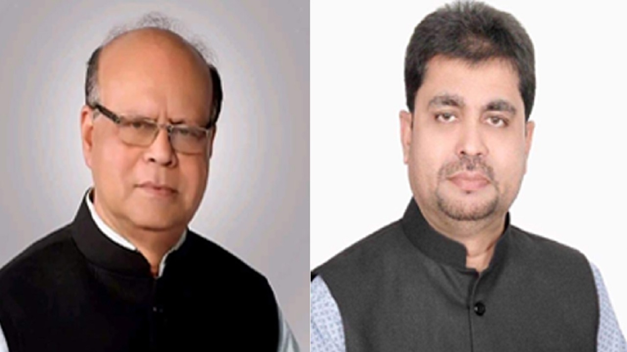 প্রতিমন্ত্রী স্বপন ভট্টাচার্য (বাঁয়ে) ও স্বতন্ত্র প্রার্থী এসএম ইয়াকুব। ছবি : সংগৃহীত