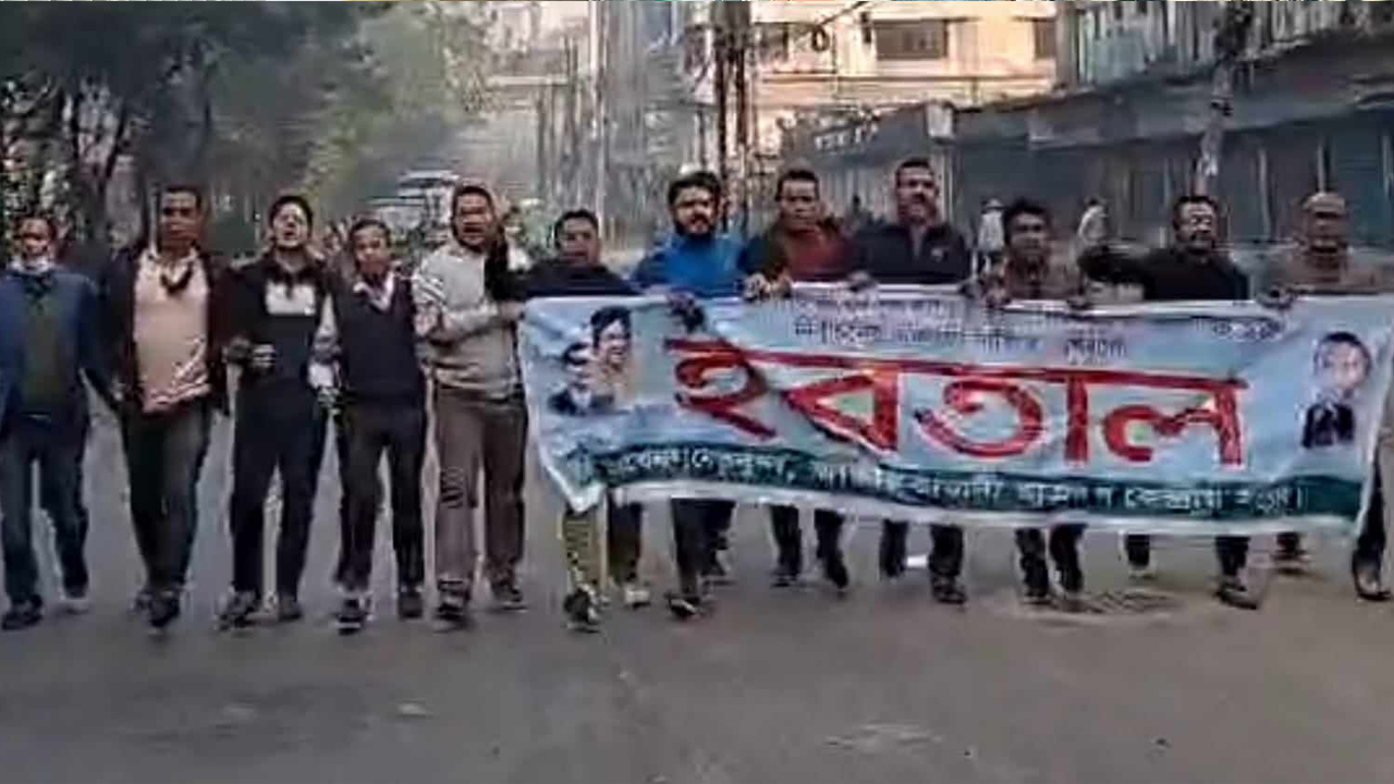 বিজয়নগরে সাবেক ছাত্রদল নেতাদের মিছিল। ছবি : সংগৃহীত