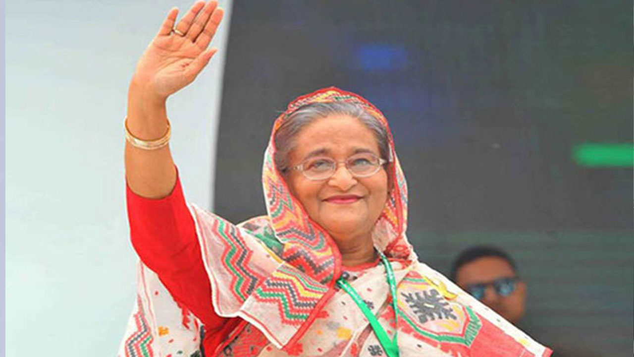 আওয়ামী লীগের সভাপতি ও প্রধানমন্ত্রী শেখ হাসিনা। পুরোনো ছবি
