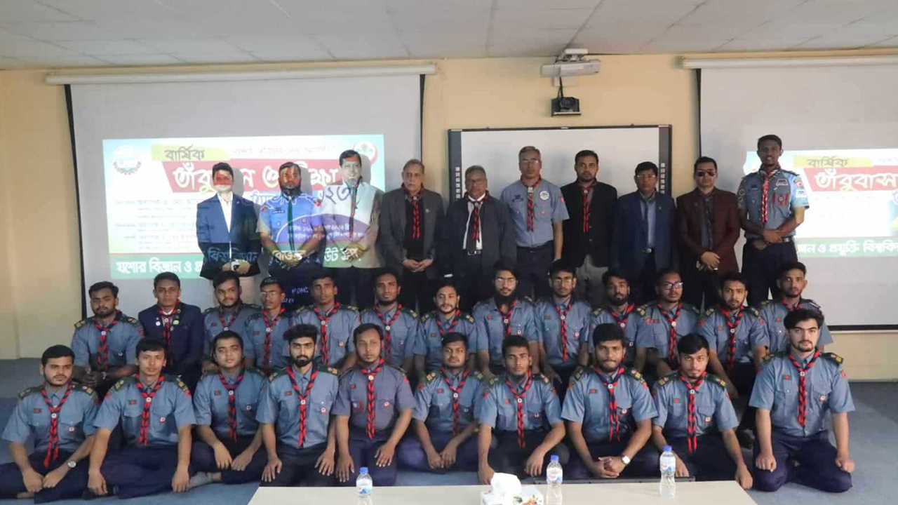 যবিপ্রবিতে রোভার স্কাউটদের তাঁবুবাস ও দীক্ষাগ্রহণ সম্পন্ন। ছবি : কালবেলা