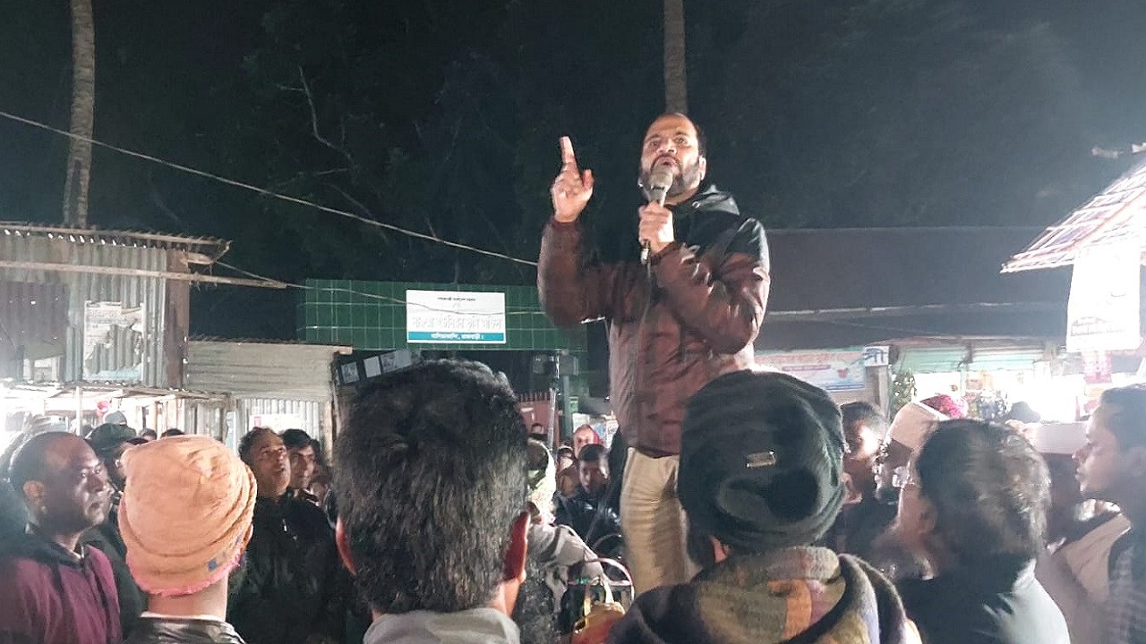 রাজবাড়ী-২ (পাংশা, কালুখালী ও বালিয়াকান্দি) আসনের স্বতন্ত্র প্রার্থী নূরে আলম সিদ্দিকী হক। ছবি : কালবেলা