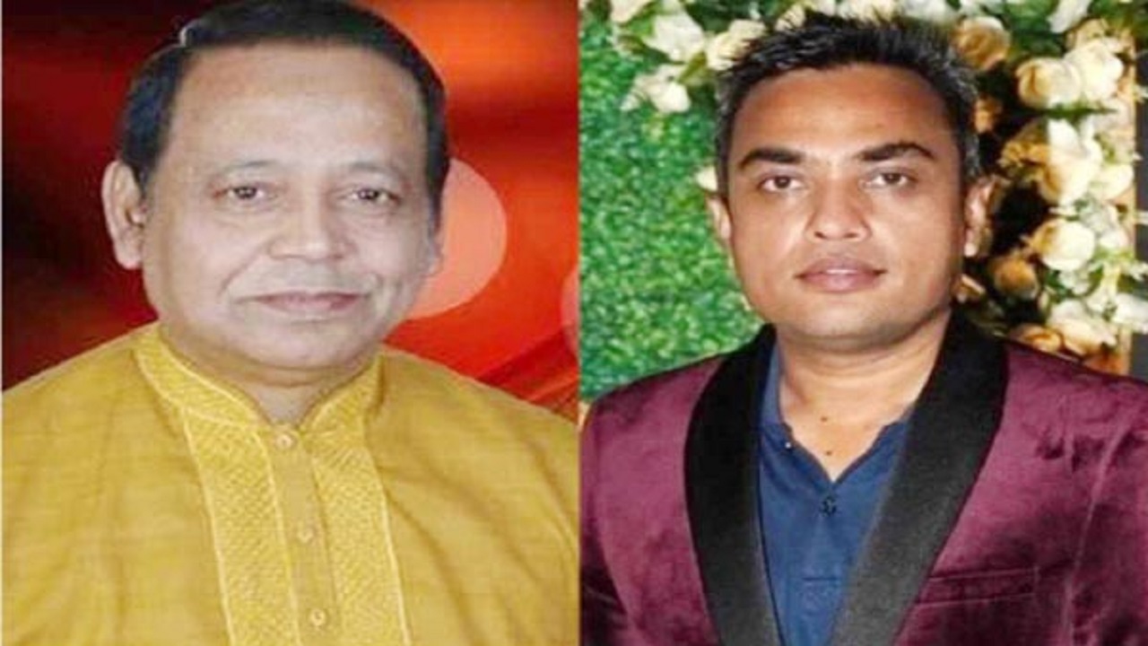 এমদাদ হোসেন চৌধুরী ও মুমিনুল ইসলাম মুমিন। ছবি : কালবেলা