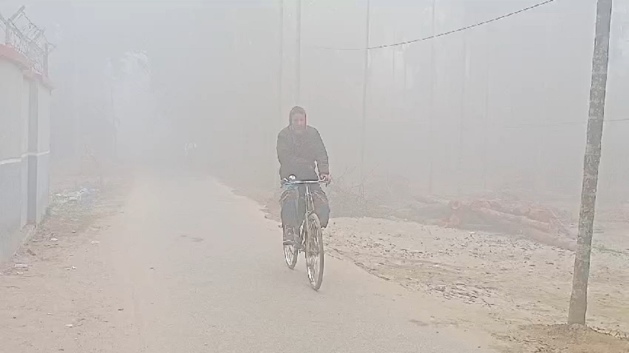 শীতের চাদরে ঢেকে গেছে উত্তরের জেলা তেঁতুলিয়া। ছবি : কালবেলা