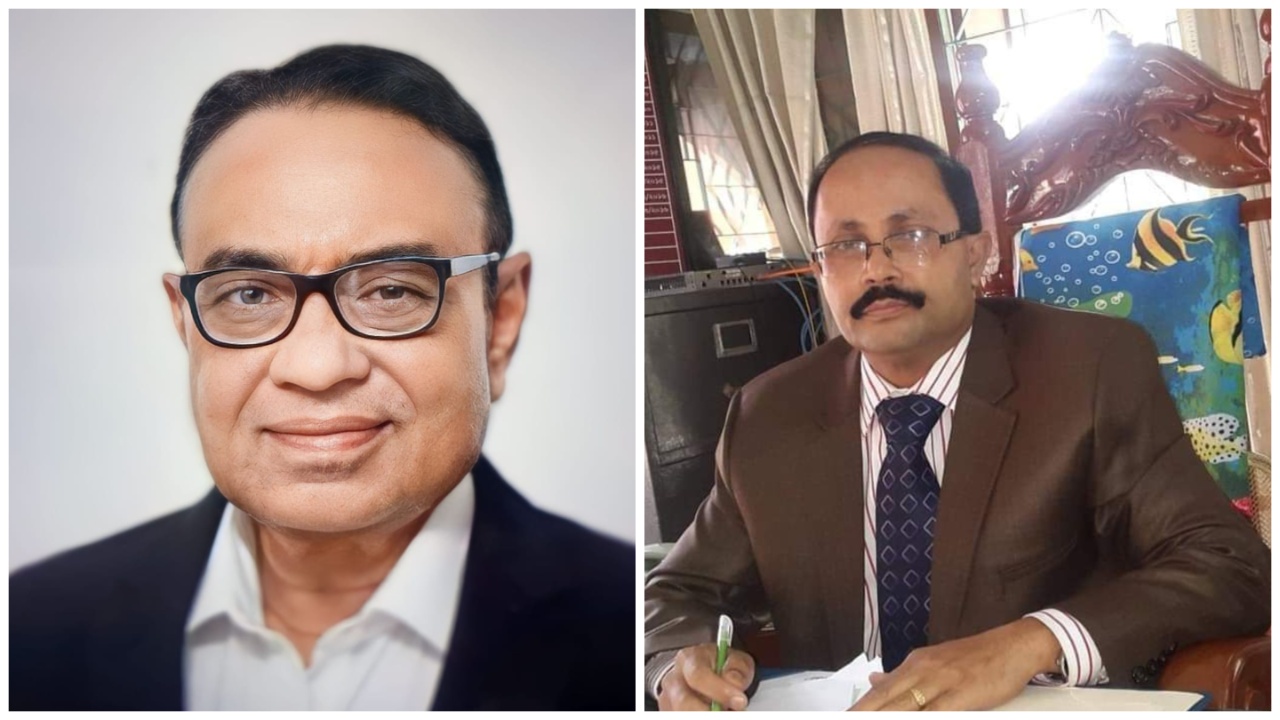 প্রফেসর আব্দুল মান্নান (বামে) ও ডা. অলক কুমার দাস (ডানে)। ছবি : কালবেলা