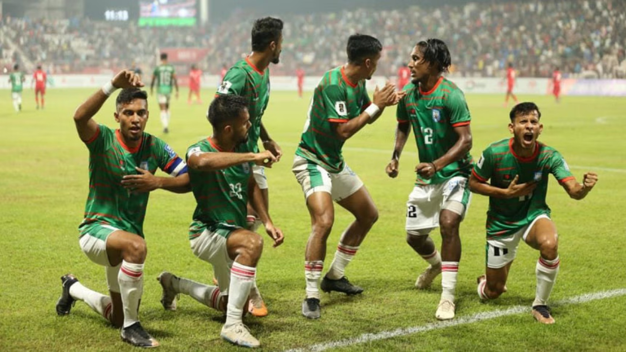 বাংলাদেশ ফুটবল দল। ছবি : সংগৃহীত